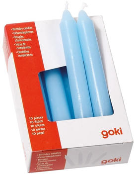 Goki Geburtstagskerzen-Set blau
