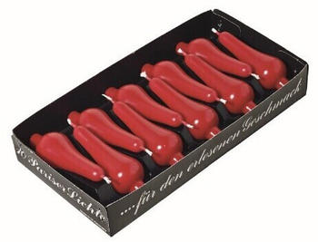 Kopschitz Kerzen Pariser Lichte 9x3cm 10er-Set rot