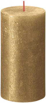 Bolsius Rustik 13x6,8cm shimmer gold