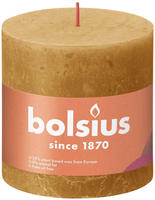 Bolsius - Rustik Stumpenkerze Honigwabengelb, H&ouml;he 10 Cm, &Oslash; 10 Cm Stumpen- Und