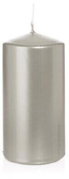 Wiedemann Kerzen Stumpenkerzen silber lackiert, 120 x 60 mm, 16 Stück (726117.27)