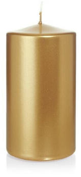 Wiedemann Kerzen Stumpenkerzen gold, 130 x Ø 70 mm, 12 Stück (726154.26)
