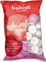 Bolsius Teelichter 45er Beutel Wei&szlig;