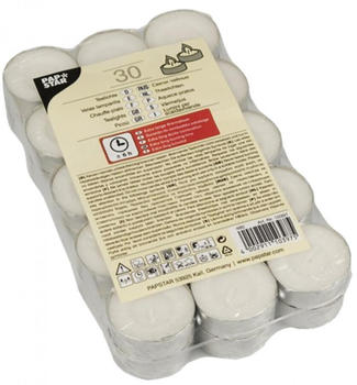 Papstar Teelichte Ø37x19mm 600er weiß