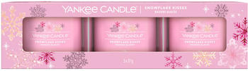 Yankee Candle 3x Votivkerze im Glas Snowflake Kisses (1721622E)