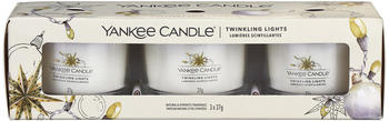 Yankee Candle 3x Votivkerze im Glas Twinkling Lights (1632045E)