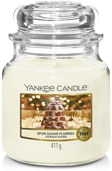 Yankee Candle Classic Medium Jar Spun Sugar Flurries 411g
