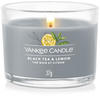 Yankee Candle Black Tea & Lemon Votivkerze glass 37 g, Grundpreis: &euro; 89,-...