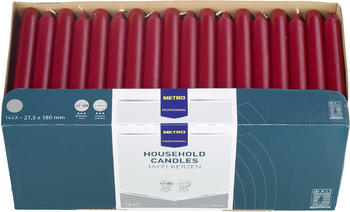 Metro Professional Tafelkerzen 18x21,5cm bordeaux 144-Stk. (935064)