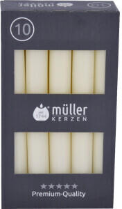 M&uuml;ller Kerzen Tafelkerzen 175/20 10er Pack vanille (2221752238)