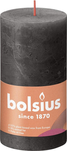 Bolsius Rustic Shine 130/68mm stürmisches grau