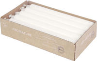 M&uuml;ller Kerzen PRO NATURE Stearin Stabkerzen - Set 10 St&uuml;ck - 2,2 x 20 cm -
