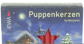 EWA Kerzen Puppenkerzen 40/100mm rot
