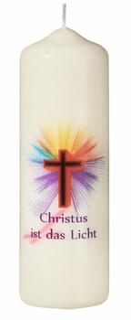 Kopschitz Kerzen Osterkerze Christus ist das Licht 150 x Ø 50 mm