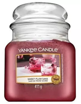 Yankee Candle Sweet Plum Sake Kerze