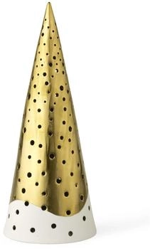 Kähler Nobili Candle Holder 30cm gold