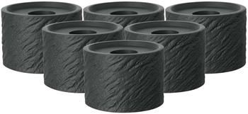 Villeroy & Boch Rock Home 4,8cm 6 Stk. schwarz
