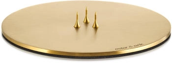 Ester & Erik Kerzenteller 12cm matt-gold