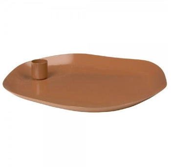 Broste Copenhagen Mie 25 x 25 x 3 cm caramel brown