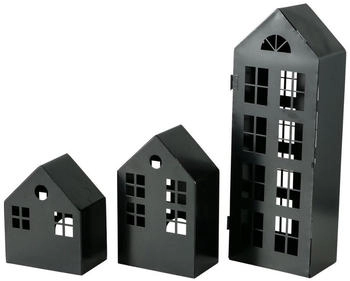 Boltze Janta Laterne schwarz 24cm