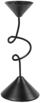 Broste Copenhagen Selma Kerzenhalter, 19,5 cm - Schwarz
