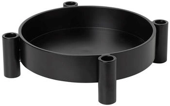 Broste Copenhagen Seiden Kerzenhalter Ø32 cm Aluminium Schwarz