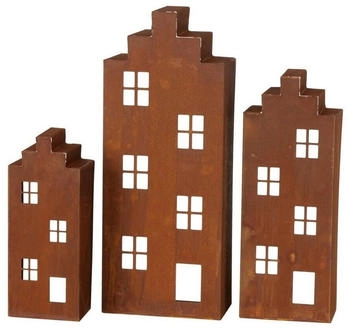 Boltze Zwolle Windlicht braun 50cm
