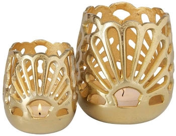 Boltze Tyria Windlicht gold 2-tlg.
