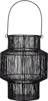 House Doctor Alive Laterne, H 37 x Ø 27 cm, schwarz