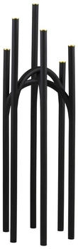 AYTM Angui Kerzenhalter 92cm Schwarz-gold
