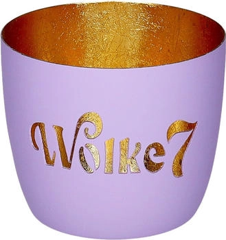 Gift Company Madras Windlicht M Wolke 7 lila/gold 8,5cm