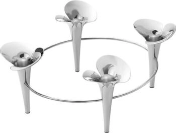 Georg Jensen Bloom Botanica Kerzenhalter, Edelstahl
