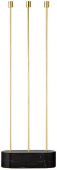 AYTM Grasil Kerzenhalter für den Boden, schwarz / gold