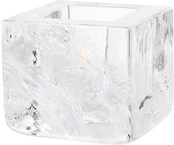 Kosta Boda Brick Kerzenhalter 7,5x8,5 cm, Weiss - Weiß
