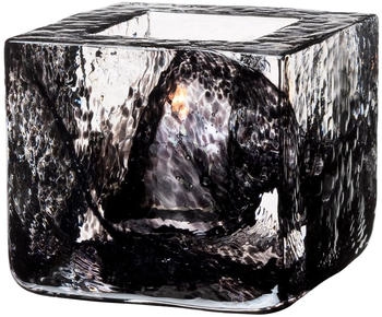Kosta Boda Brick Kerzenleuchter, Schwarz - Schwarz