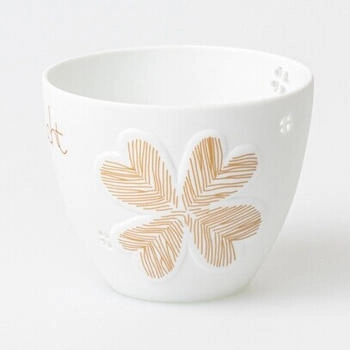 räder Mini Poesielicht Glückslicht Teelichthalter weiß / Ø 8 cm - Höhe: 6,5 cm