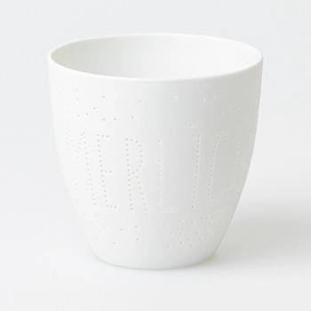 räder Poesielicht Sommerlicht Teelichthalter weiß / Ø 9,5 cm - Höhe: 9 cm