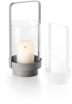 Philippi Home Windlichter mit Glaseinsatz in 2 Größe 13 L x 12,5 B x 28,5 H cm