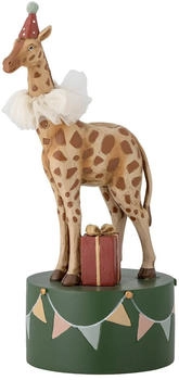 Bloomingville Kerzenständer Flor Zirkusgiraffe 25 cm Polyresin Kerzenhalter für Kindergeburtstag