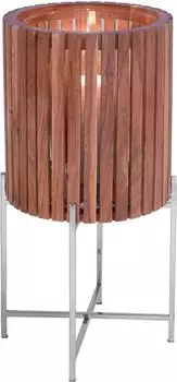 Fink Berkley Windlicht braun Akazienholz 52551269-0 H x Ø: 60 x 31 cm metall