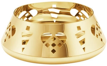 Georg Jensen 2025 Blockkerzenhalter Goldplattierter Edelstahl