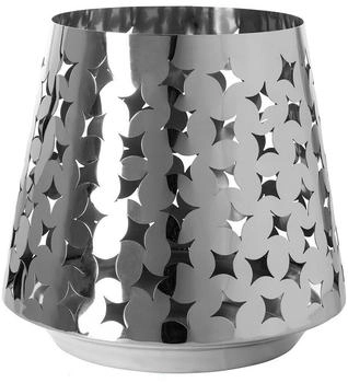 Fink LUMA Windlicht silberfarben / Ø 32 cm - Höhe: 30 cm