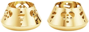 Georg Jensen 2025 Kerzenhalter 2er-Pack Goldplattierter Edelstahl