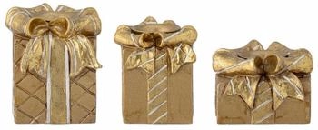 Bloomingville Halia Kerzenständer, gold (3er-Set)