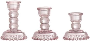 Bloomingville Delphia Kerzenhalter 3-er Set - Rose