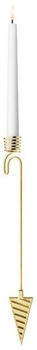 Georg Jensen 2025 Kerzenhalter für Tannenbaum Kegel Goldplattierte Zinklegierung