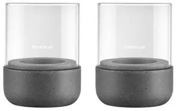 Blomus Calma Windlicht, &Oslash; 7 cm, klar / magnet (2er-Set)