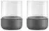Blomus Calma Windlicht, Ø 7 cm, klar / magnet (2er-Set)