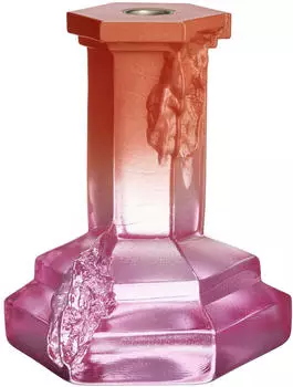 Kosta Boda Rocky Baroque Kerzenhalter 175 mm, Spicy Rose Spicy Rose