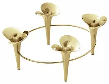 Georg Jensen Bloom Botanica Kerzenhalter, gold